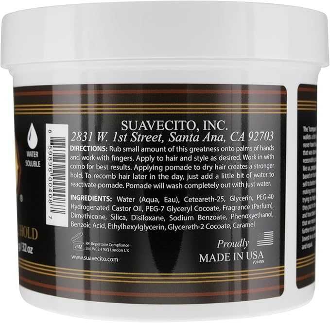 Pomada do włosów - Suavecito Pomade Original hold 907g