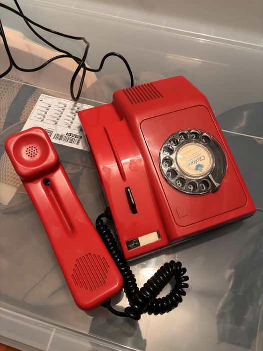Telefone Vintage Vermelho