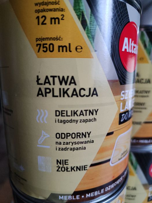 Altax szybkoschnący lakier półmat