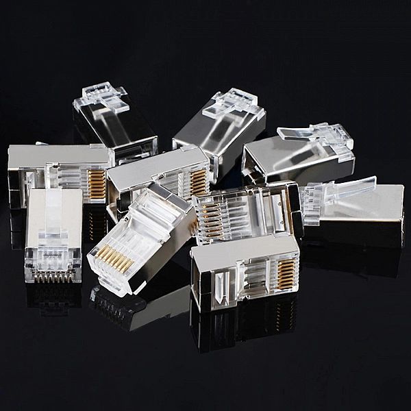 Ugreen 10x wtyk końcówka RJ45/8P8C (UTP Cat. 6 / Cat. 5 / Cat. 5e) sre