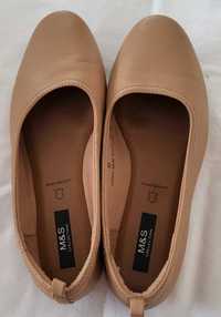 Marks &Spencer baleriny/ballet pumps skóra naturalna rozmiar 39