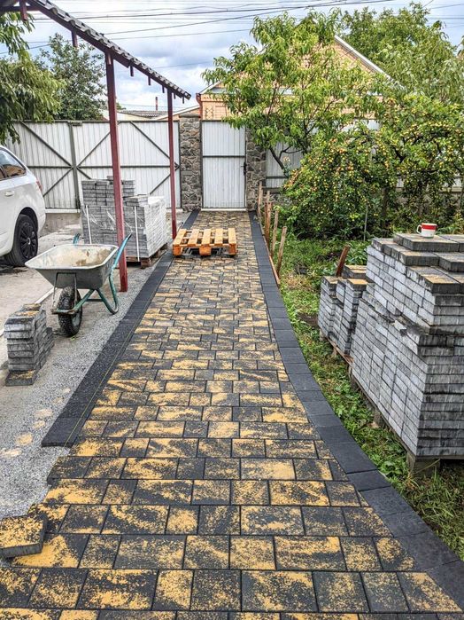 Бруківка вібропресована Плац 4.5см , 6 см