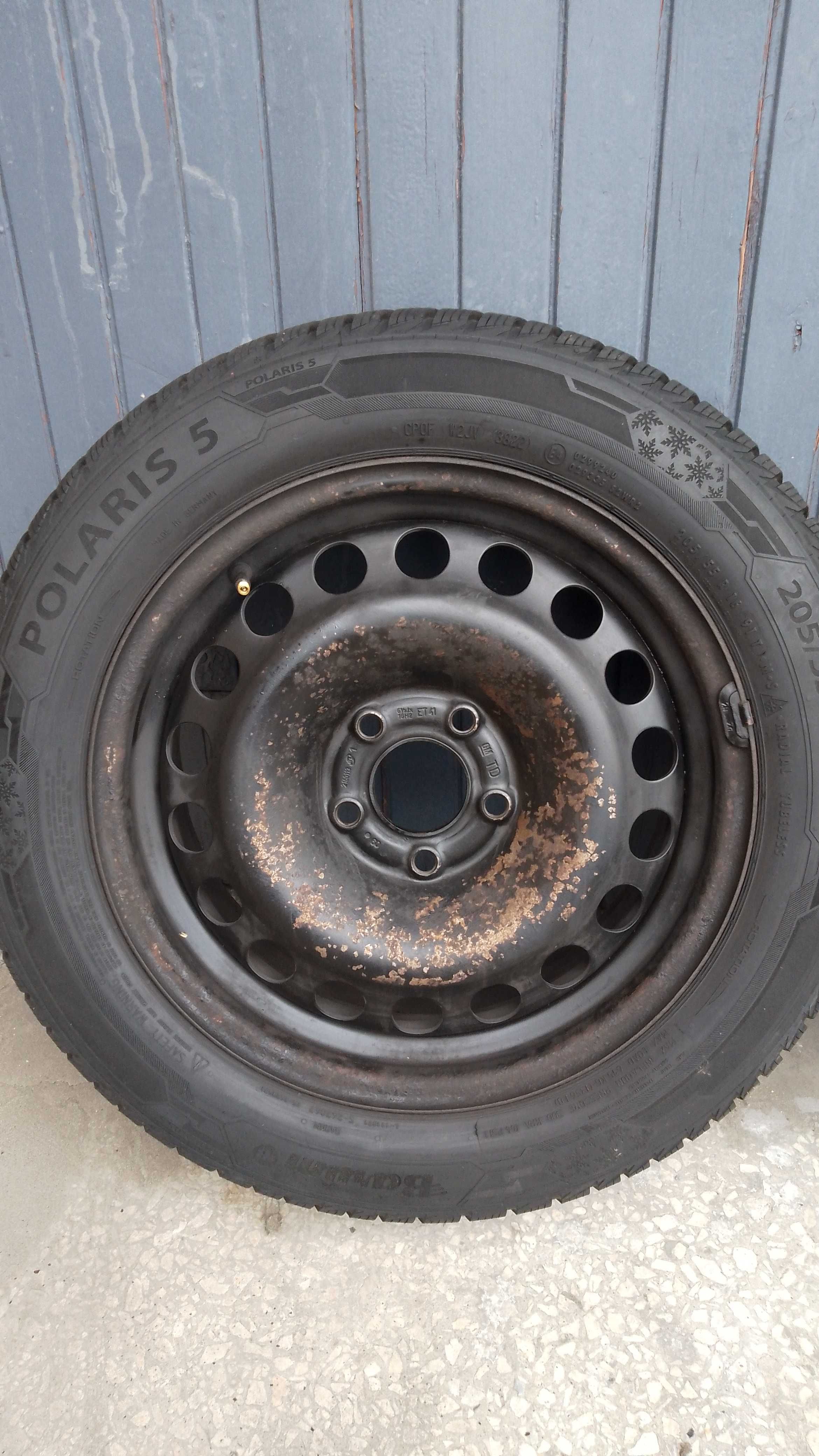 Felgi stalowe 16" do OPEL + opony zimowe 205/55/16 + kołpaki 16''