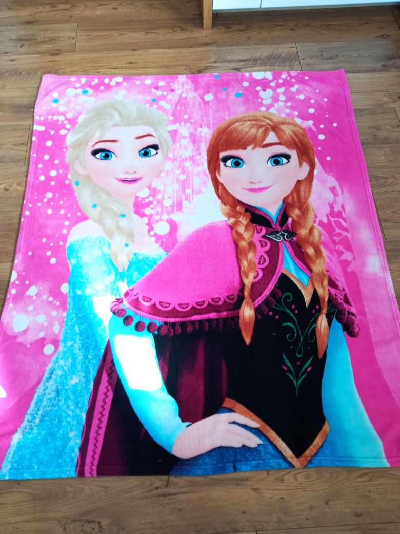 2 Koce polarowe Elsa i Anna