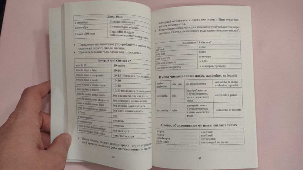 Книги з Французької та Італійської. Практичні завдання, граматика
