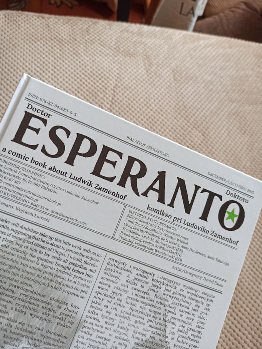 Esperanto Komiks o Ludwiku Zamenhofie