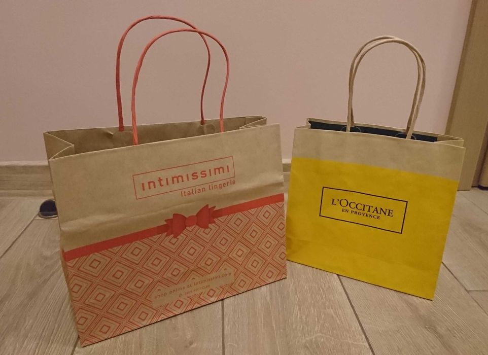 Пакеты подарочные Брокард, VS, TOUS,  Lancome