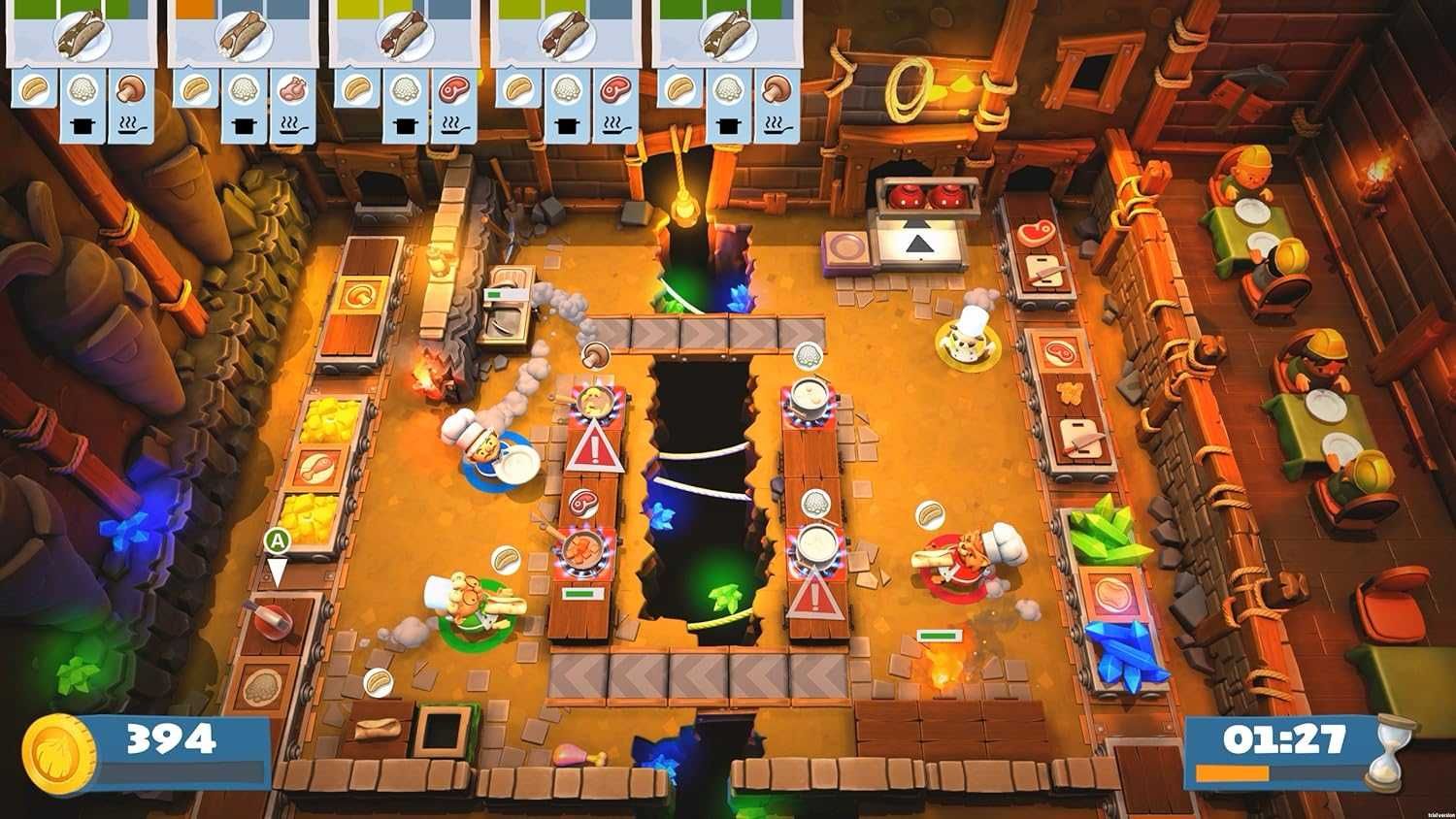 Overcooked + Overcooked 2 PS4 PS5 - zestaw świetnych gier na dwóch!!