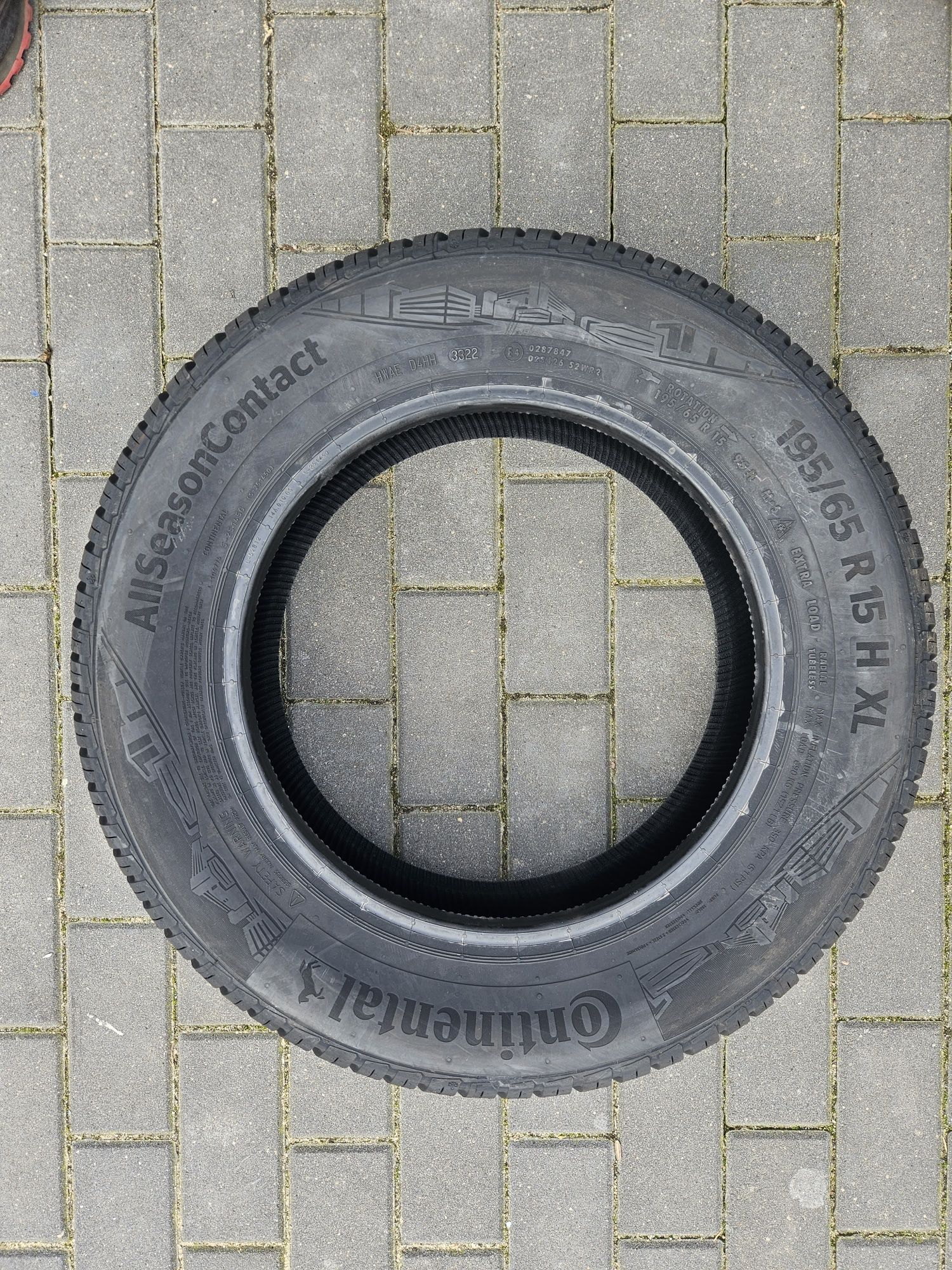 Opony Continental AllseasonContact 195/65 R15 XL 95H nowe