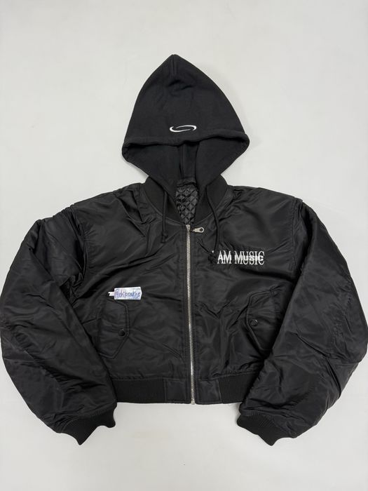 бомбер Playboi Carti IM MUSIC cropped  balenciaga rick owens vetements