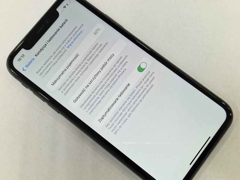 iPhone 11 64GB/ Black/ Bateria 82%/ Grade C/ +Ładowarka/ GW6MSC