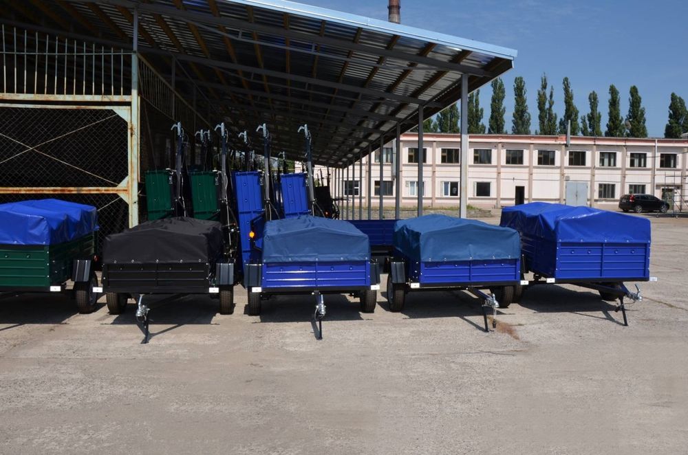 Легковой прицеп усиленный 2300*1300*500 серый с документами 700 кг!