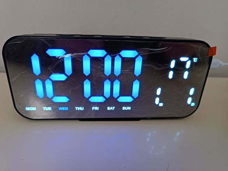 Електронний годинник-будильник JT-2027 з термометром