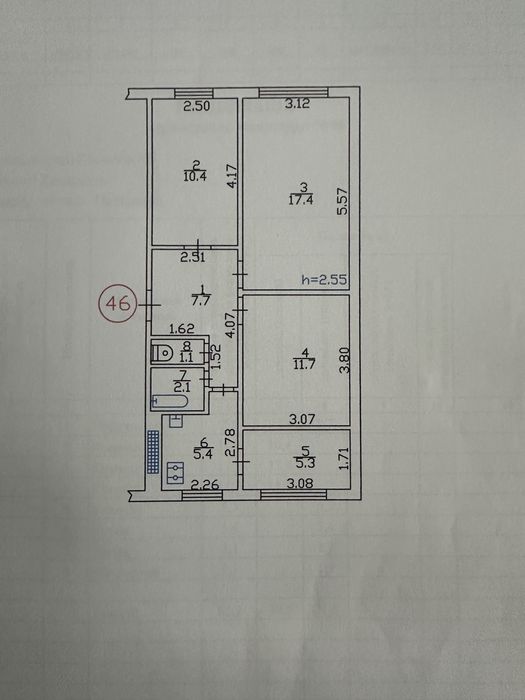 Продам 3х кімнатну квартиру на Раківці