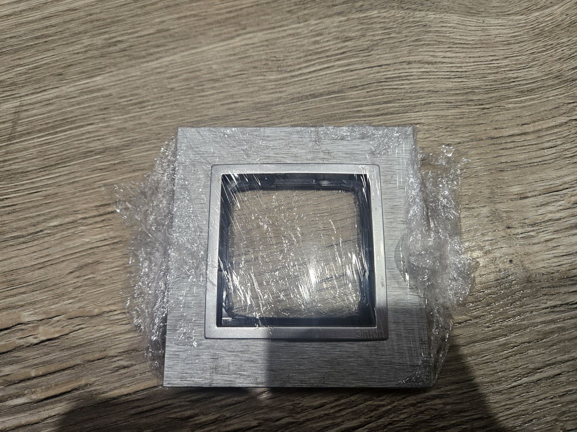 SIMON 54 Nature Metal Ramka Pojedyńcza Inox 6szt