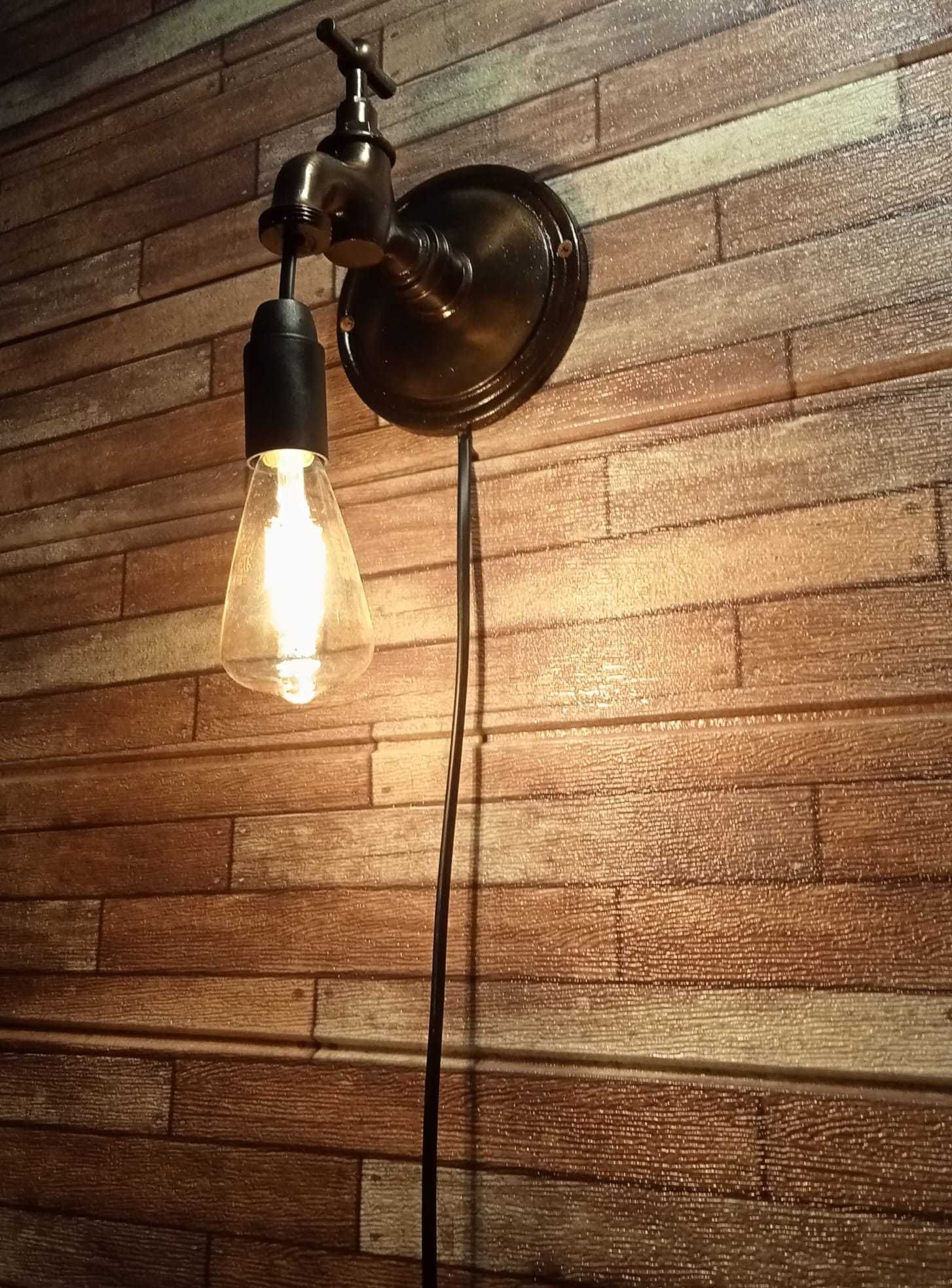 Candeeiro de parede estilo industrial /  industrial style lamp