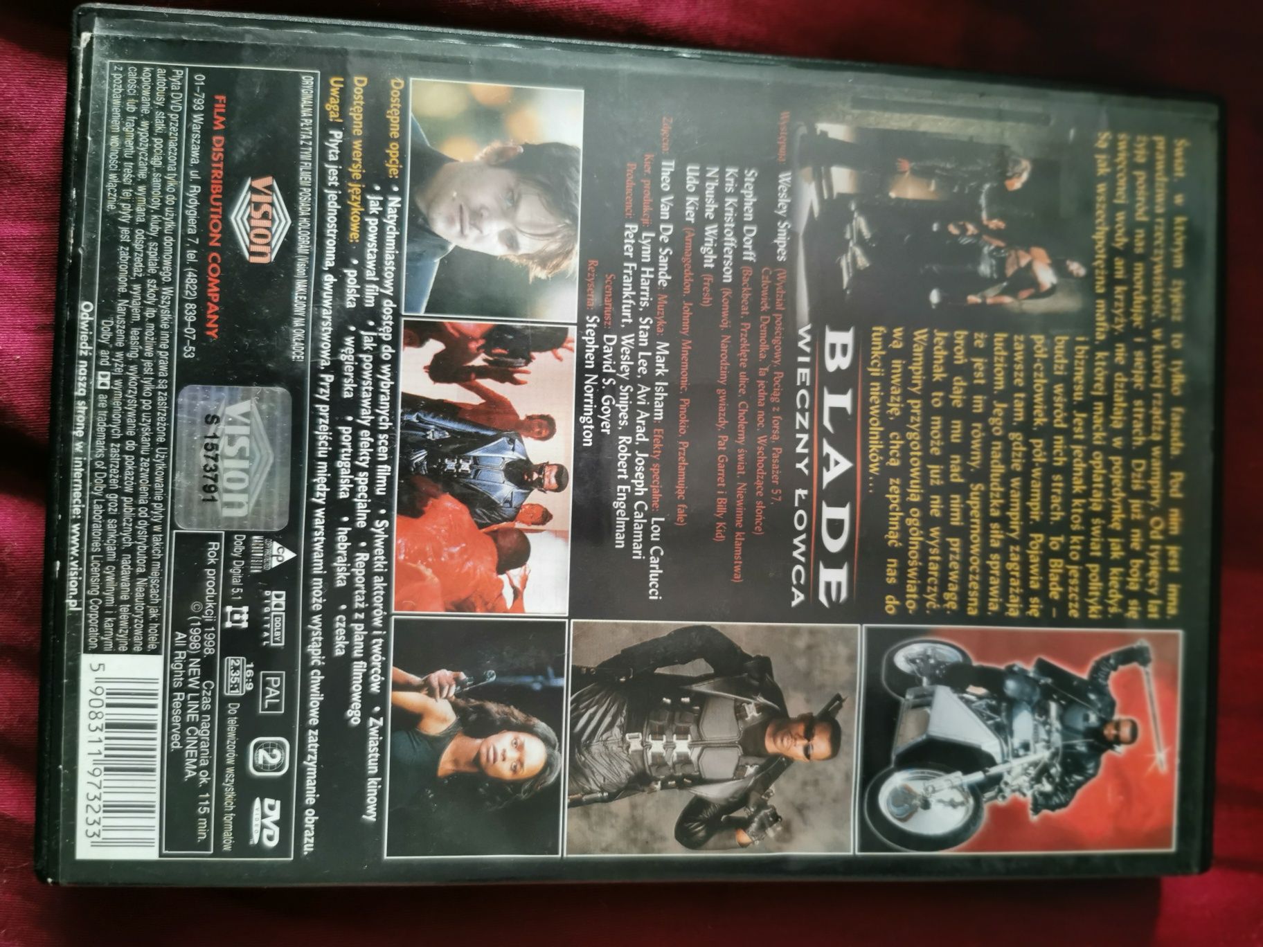 Dvd "Blade wieczny łowca"