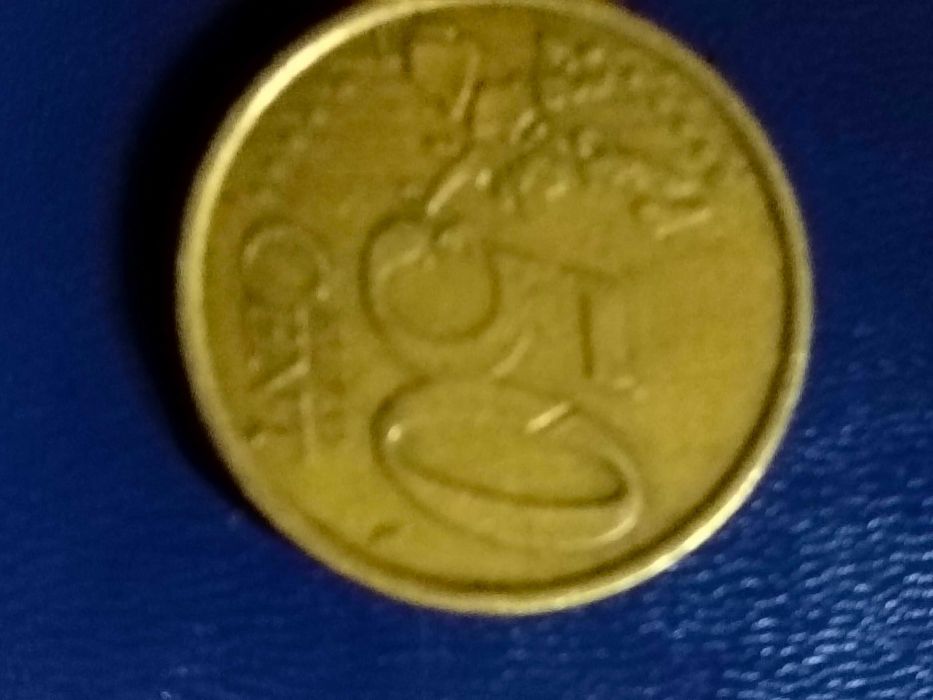 Moeda 2€ Áustria 2002 entre outras moedas raras