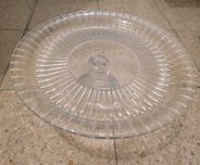 Base para bolos em vidro
