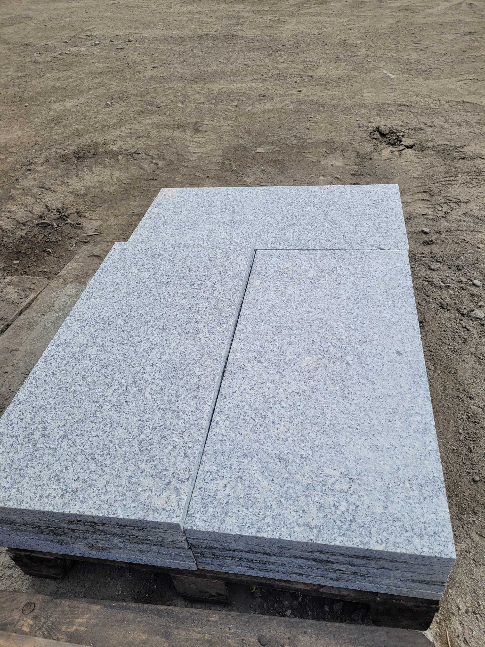 Płyty granitowe 60x40x3 płomieniowane/ Polski granit /Producent