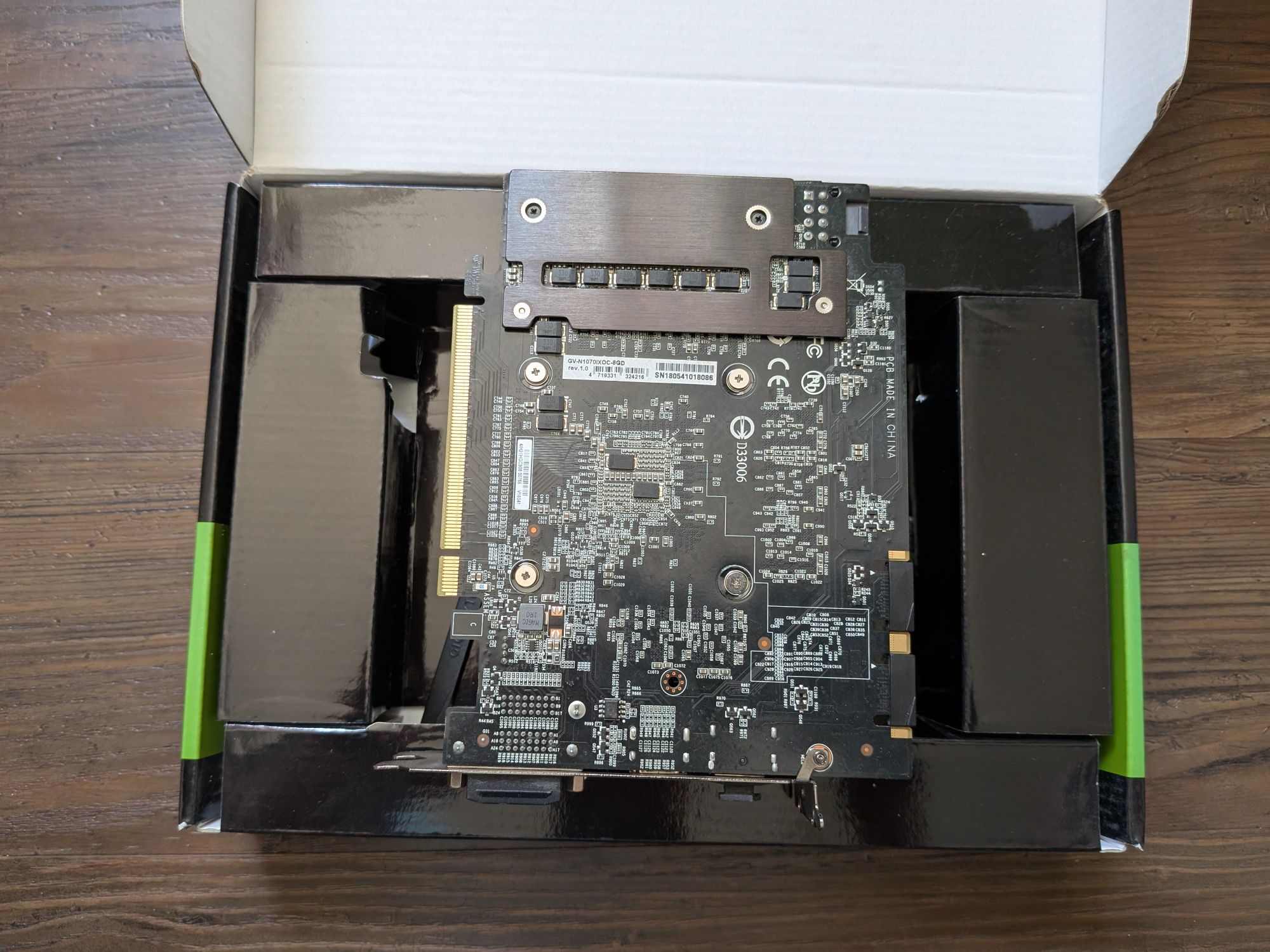 Видеокарта gigabyte  gtx 1070 8gb mini itx в идеальном состоянии