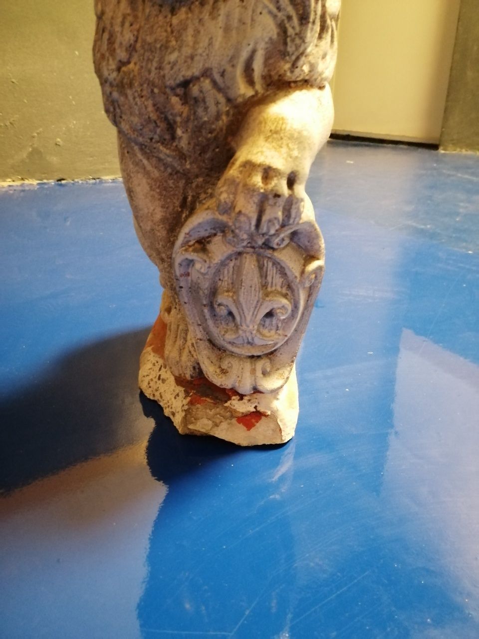 Estatueta em pedra Leão de exterior