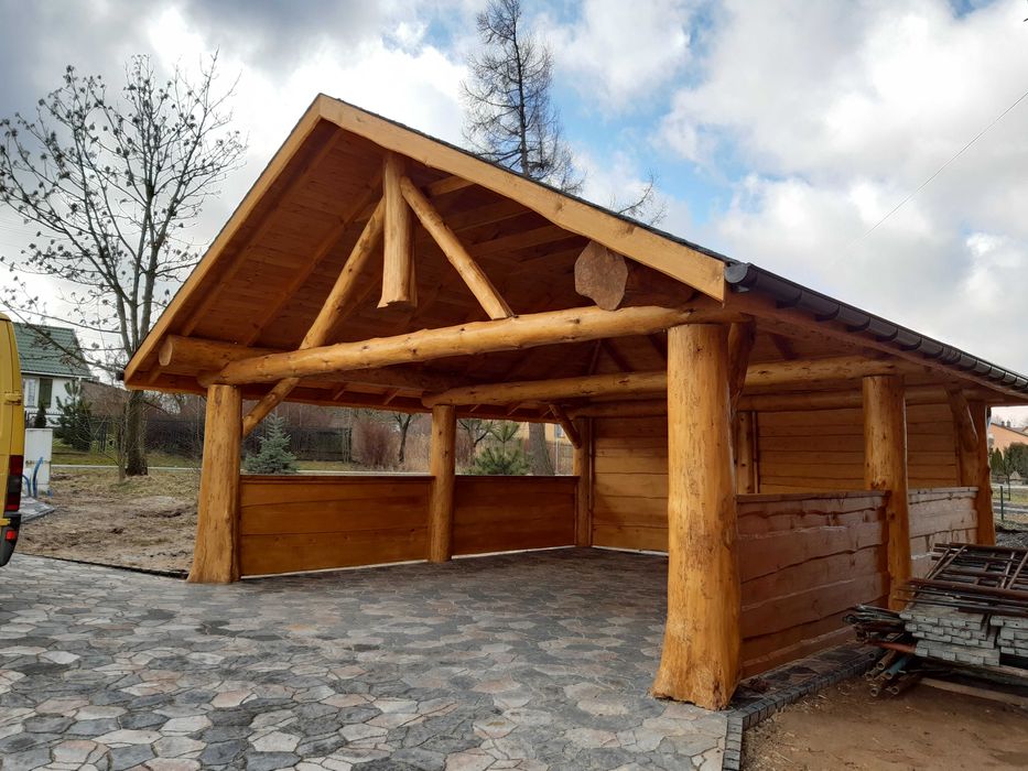 Wiata garażowa altana