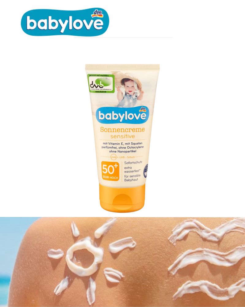 Babylove - лінійка дитячого сонцезахисту від бейбілав, крем стік