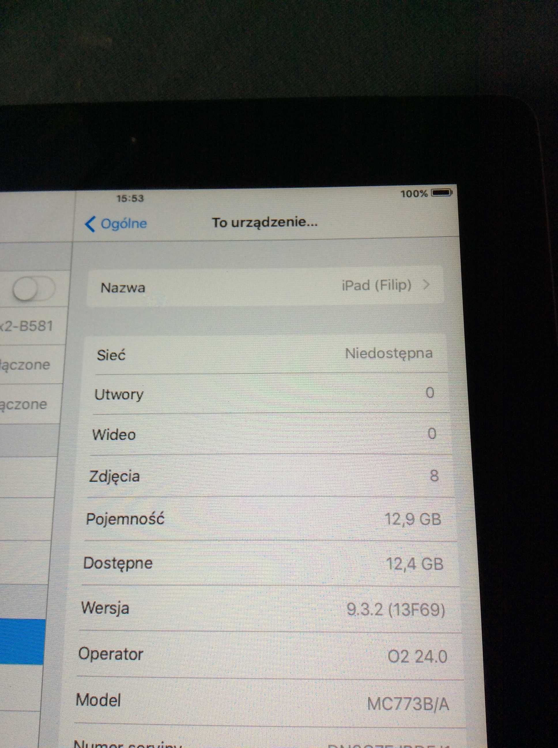 Sprzedam ipad 2 A1396 16GB dla kolekcjonera brak akcesoriów