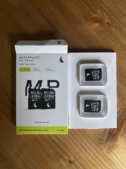 Angelbird 2x128gb V60 karty pamieci