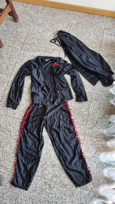 Fato de carnaval de Zorro