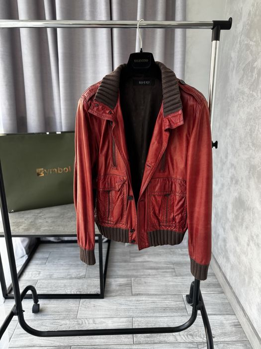 Кожаная куртка Gucci ОРИГИНАЛ