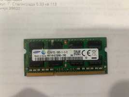 Память для ноутбука So-dimm DDR3L 8 гб 1,35 в 1600 Мгц Samsung