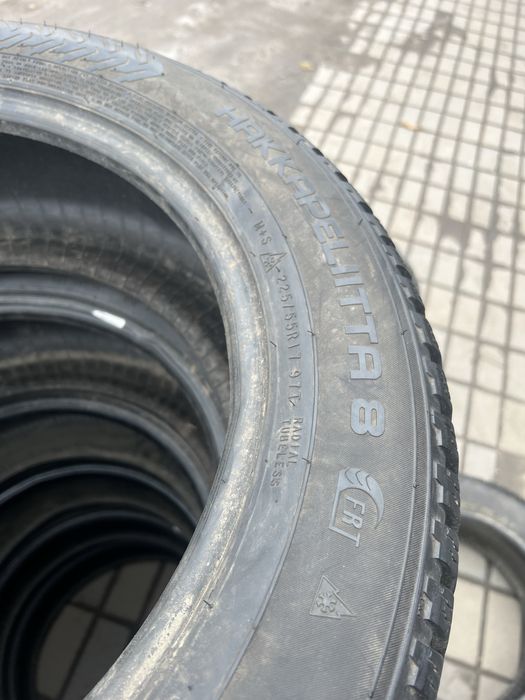 Шини 225/55/17 8мм‼️; Nokian; пари; зимові; резина склад R17