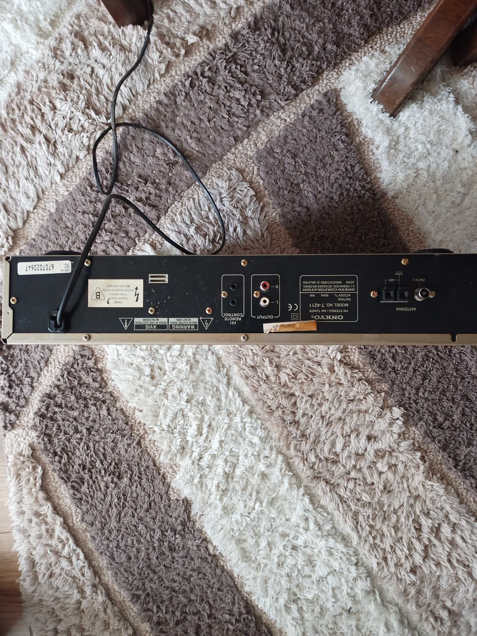 wzmacniacz i tuner onkyo