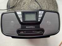 Проигрыватель Maxwell MW-4002BK Mp3/cd/ usb карты памяти
