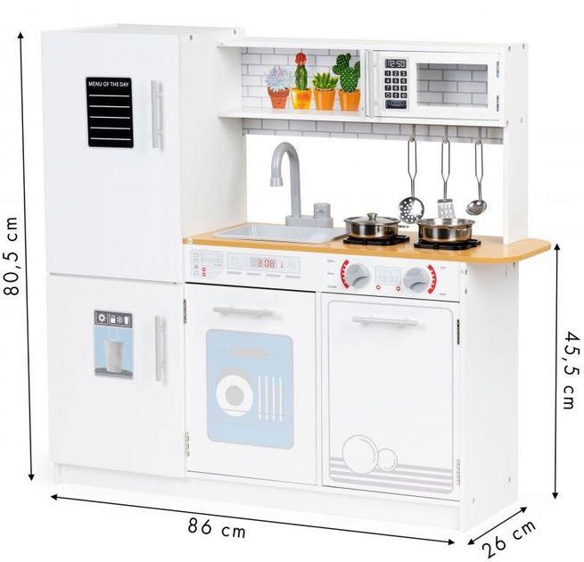 Ігровий набір дитяча кухня Ecotoys PLK553 White