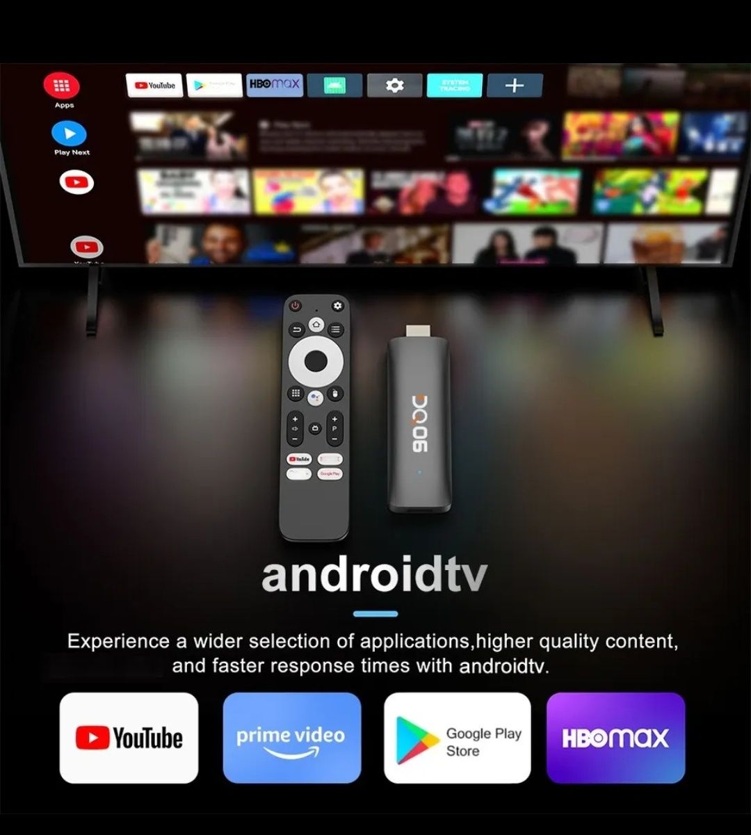 Смарт TV Приставка DQ06 Tv Stick
2/16 Gb Android