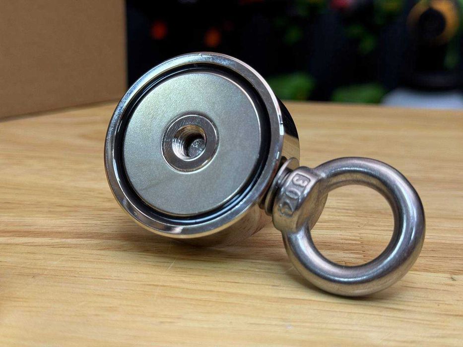 Міцний Неодимовий Магніт Двохсторонній на 90 кг (48-2) 2 кріплення