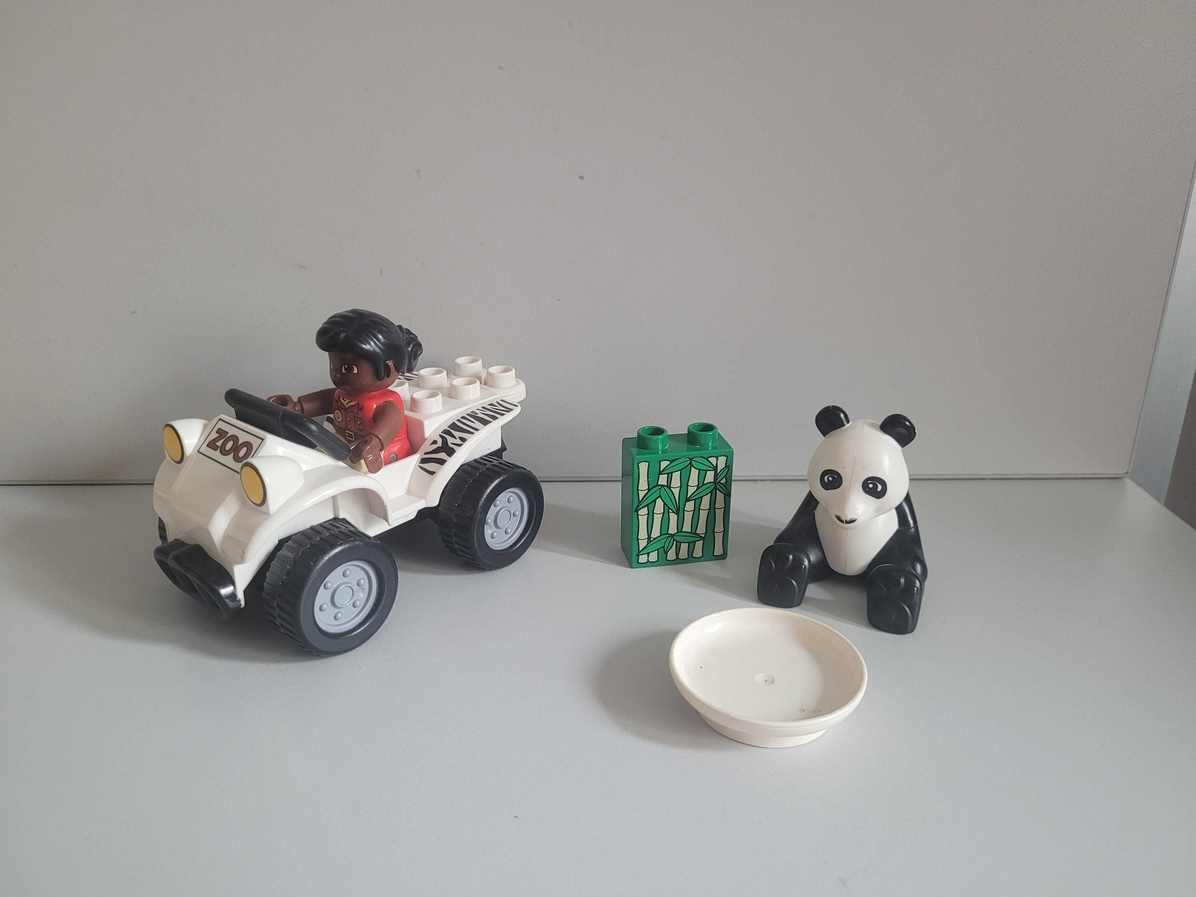 Lego duplo zoo panda bambus quad atv miska