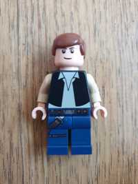 Figurka lego Han Solo, Black Vest, Dark Blue Legs star wars