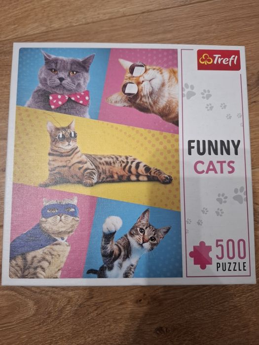 Puzzle Funny Cats 500 puzzli