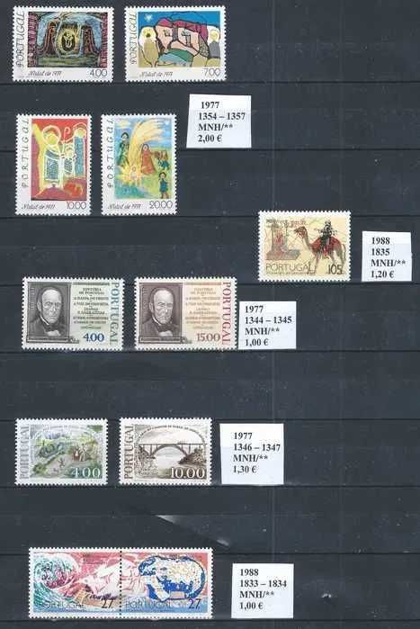 Selos Portugal 1977/2004 MNH/**