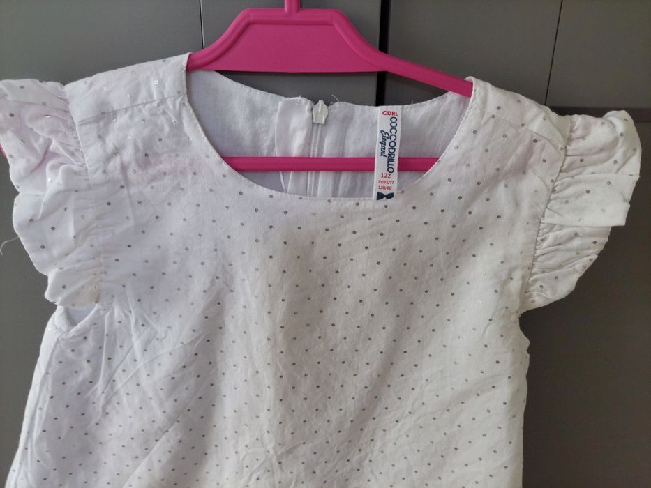 Bluzka biała coccodrillo 122