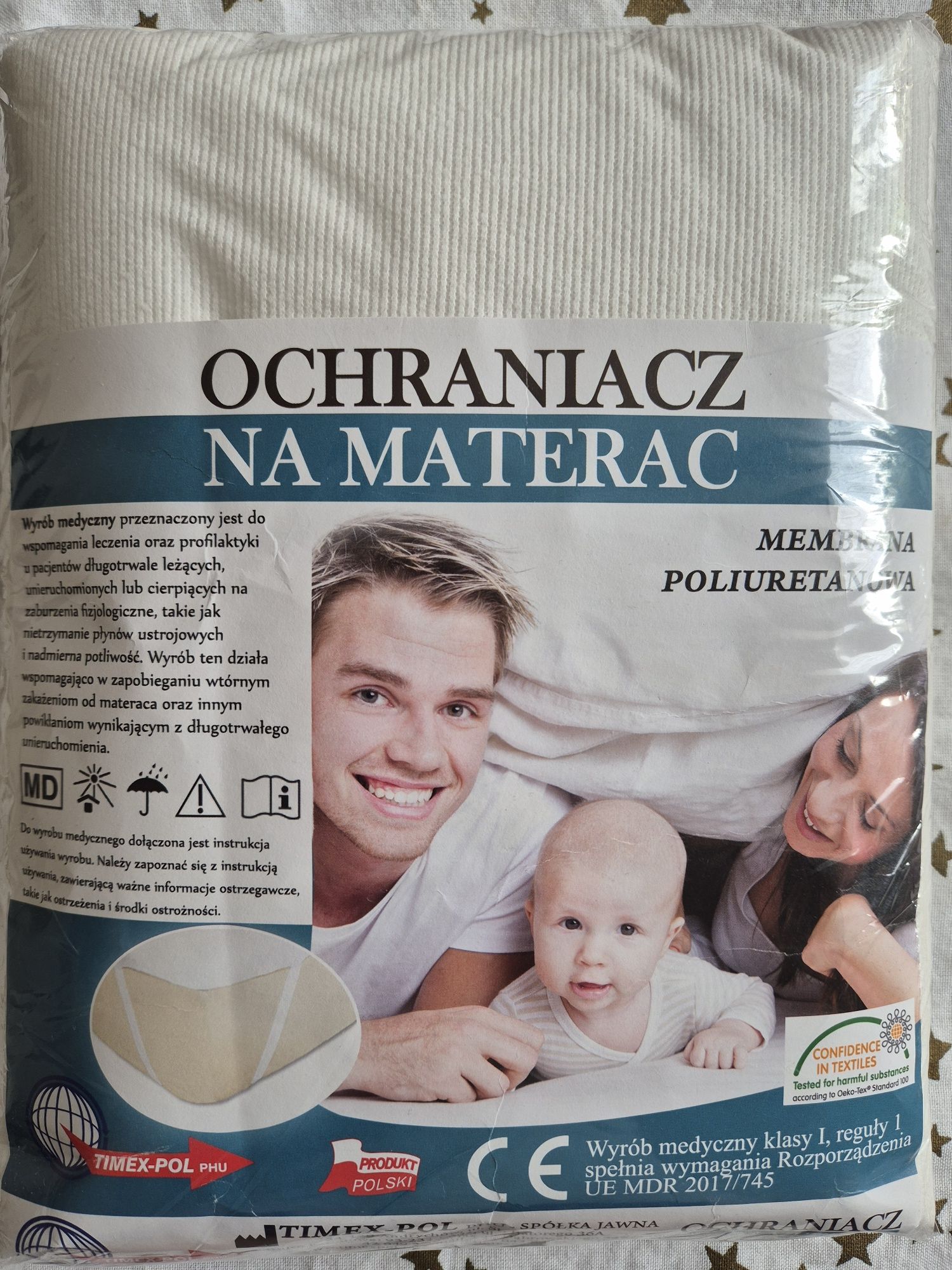 Ochraniacz na materac, prześcieradło nieprzemakalne
