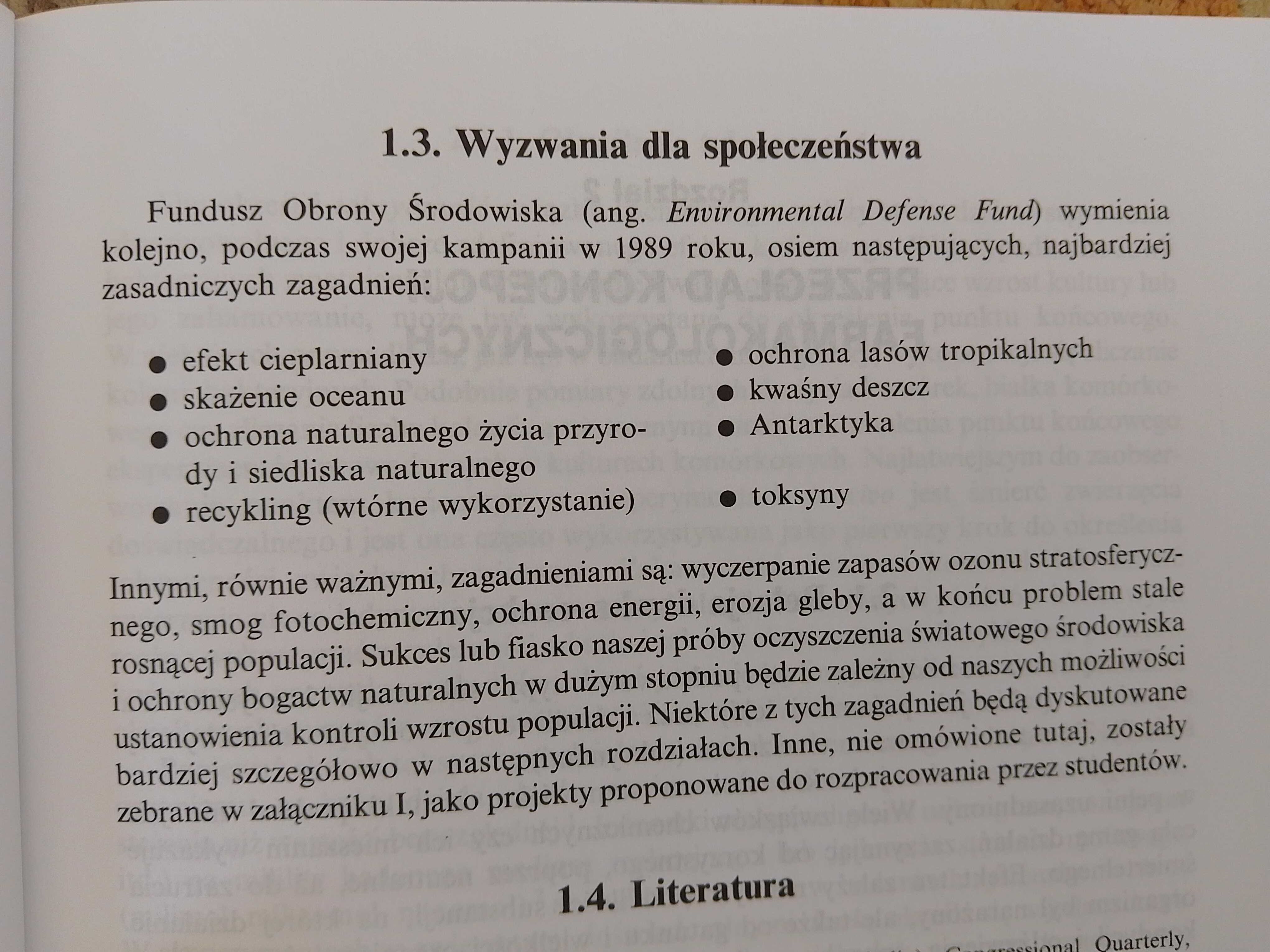 Podstawy toksykologii środowiska S.F. Zakrzewski PWN