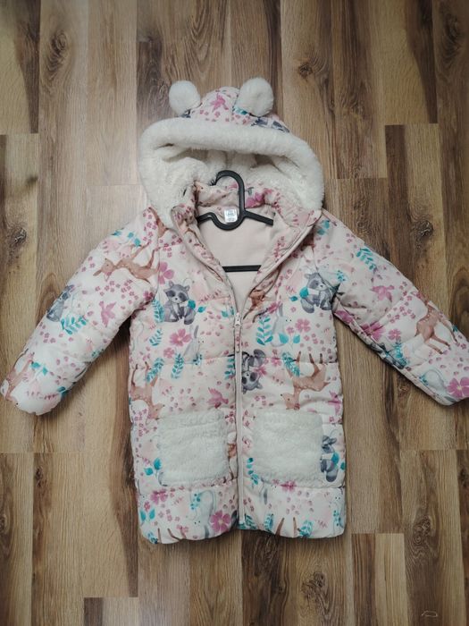 Kurtka zimowa dziewczynka rozmiar 122