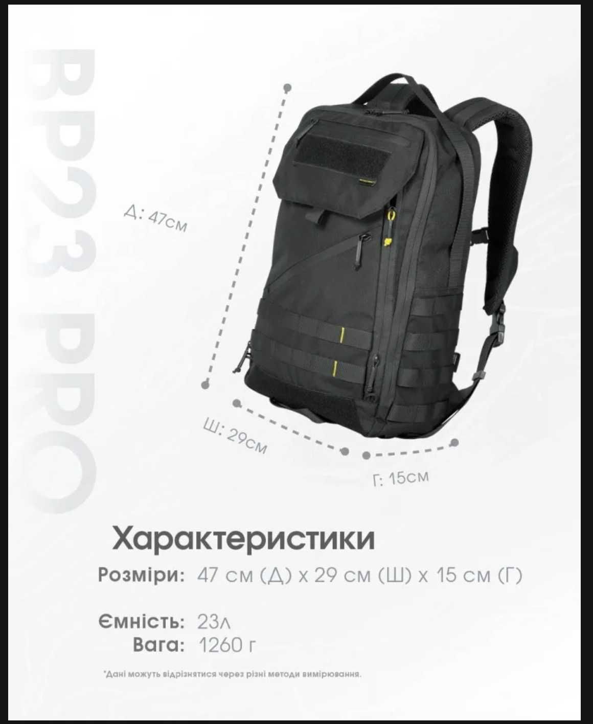 Nitecore BP23 Pro Універсальний Рюкзак (підвищена міцність) Nylon 600D