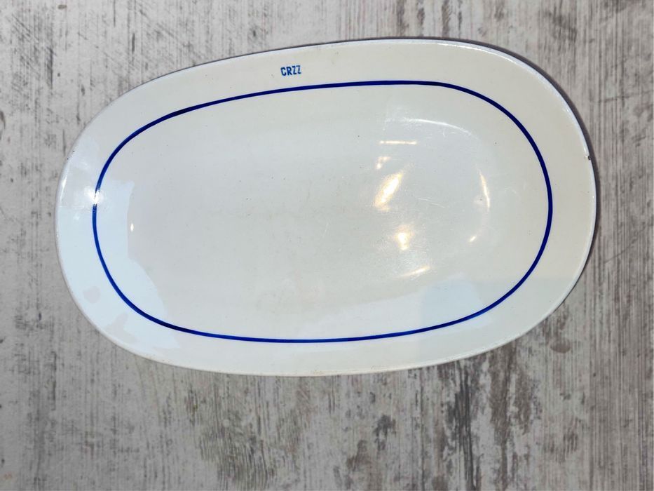 Patera duży talerz pruszków CRZZ biały