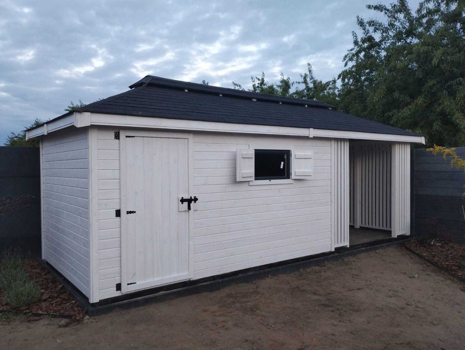 Domek ogrodowy 2w1 „Idealny na Działkę ROD” 5x3 domek z altanką